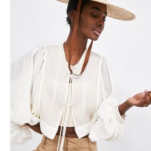 Zara Puff Sleeve Jacket